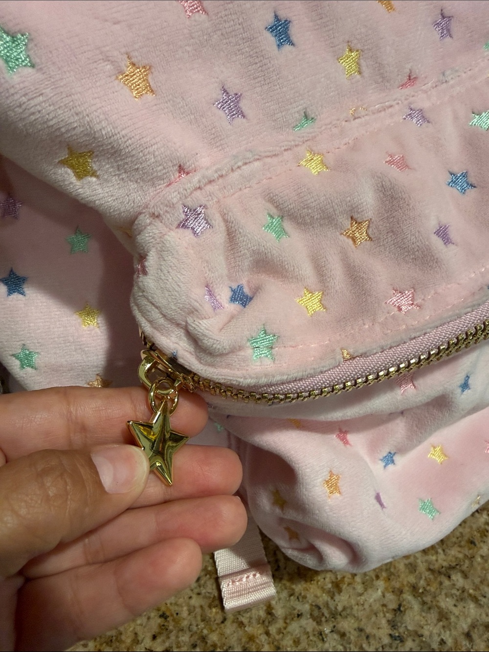 Stoney Clover Park & Beach Pink Star-Print Backpack - Picture 5 of 9